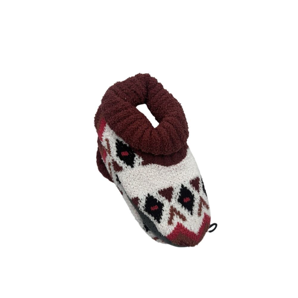 Northeast Outfitters Cozy Cabin Women's Diamond Knit Booties S/M Pink